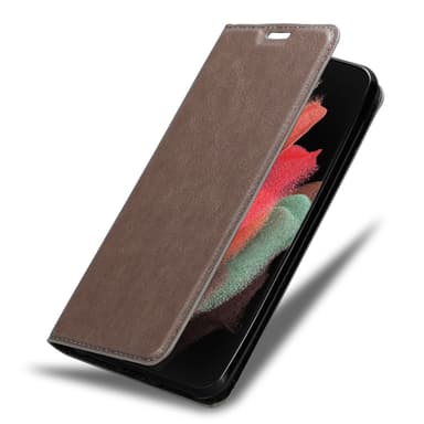 Samsung Galaxy S22 ULTRA Skal Fodral Case (Brun)