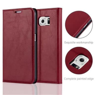 Samsung Galaxy S6 Skal Fodral Case (Röd)