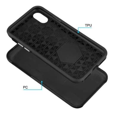 iPhone X / XS Skal Fodral Case (Svart)