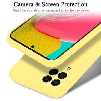Samsung Galaxy M53 5G Skal Fodral Case (Gul)