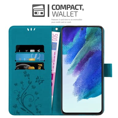 Samsung Galaxy S22 PLUS Plånboksfodral Skal (Blå)