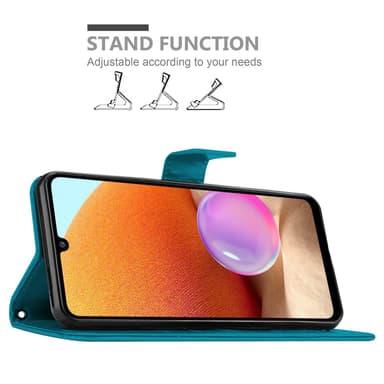 Samsung Galaxy A32 4G Plånboksfodral Skal (Blå)