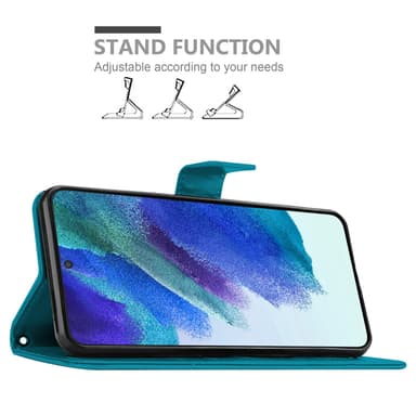 Samsung Galaxy S22 PLUS Plånboksfodral Skal (Blå)