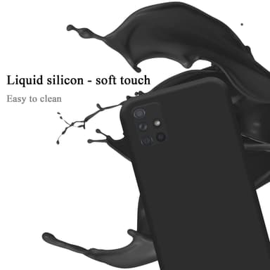 Samsung Galaxy A51 4G / M40s Skal Fodral Case (Svart)