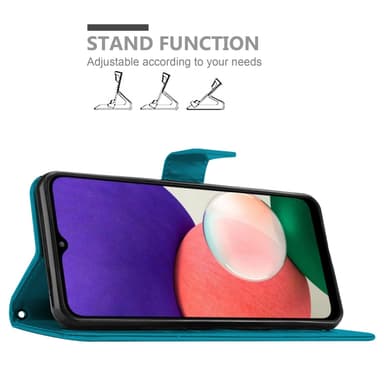 Samsung Galaxy A22 5G Plånboksfodral Skal (Blå)