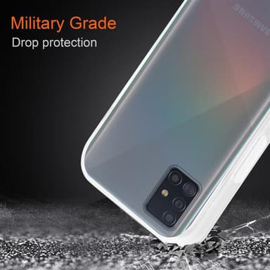 Samsung Galaxy A51 5G Skal Fodral Case (Transparent)