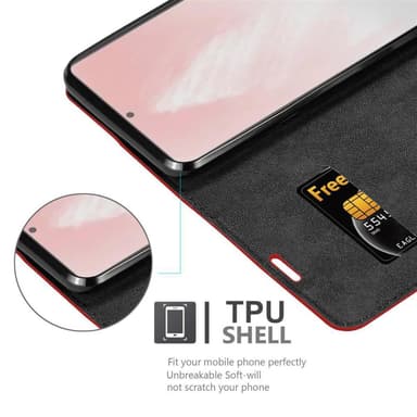 Samsung Galaxy NOTE 20 PLUS Skal Fodral Case (Röd)