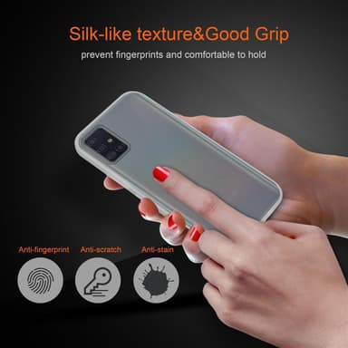 Samsung Galaxy A51 5G Skal Fodral Case (Transparent)