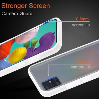 Samsung Galaxy A51 5G Skal Fodral Case (Transparent)