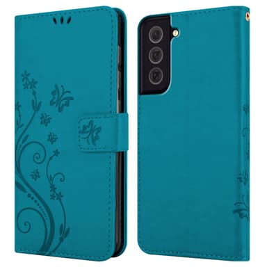 Samsung Galaxy S22 PLUS Plånboksfodral Skal (Blå)
