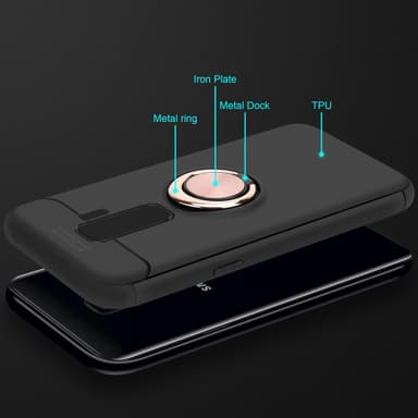 Samsung Galaxy S9 PLUS Skal Fodral Case (Svart)