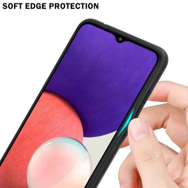 Samsung Galaxy A22 5G Skal Fodral Case (Svart)