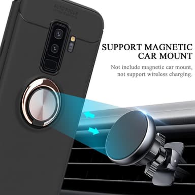 Samsung Galaxy S9 PLUS Skal Fodral Case (Svart)