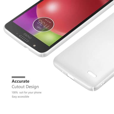 Motorola MOTO E4 Skal Fodral Case (Silver)