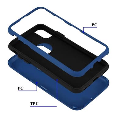 iPhone X / XS Skal Fodral Case (Blå)