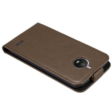 Motorola MOTO E4 Flipfodral Skal (Brun)