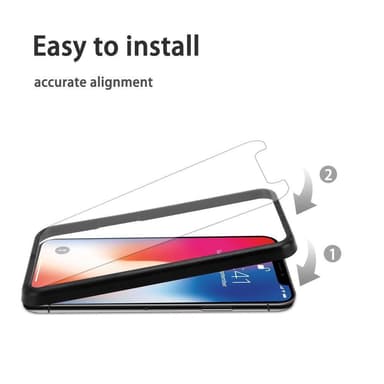 iPhone XS MAX 3x Skyddsfilm Skyddsglas Tempered