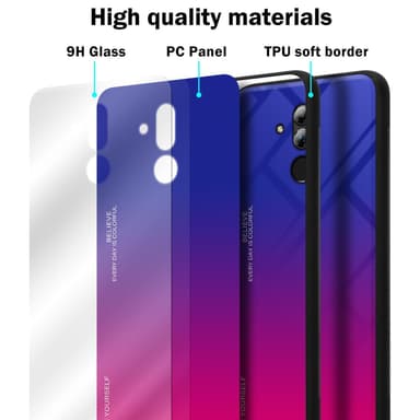 Huawei MATE 20 LITE Skal Fodral Case (Svart)