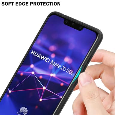Huawei MATE 20 LITE Skal Fodral Case (Svart)