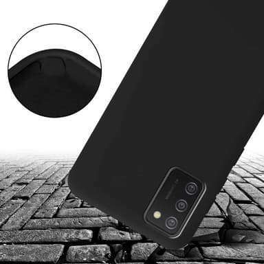 Samsung Galaxy A02s Skal Fodral Kedja (Svart)