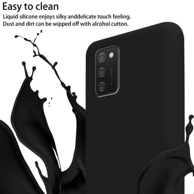 Samsung Galaxy A02s Skal Fodral Kedja (Svart)