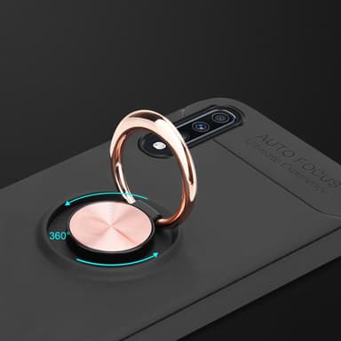 Samsung Galaxy A70 / A70s Skal Fodral Case (Svart)