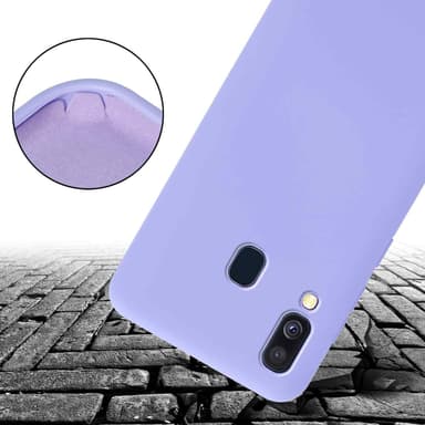 Samsung Galaxy A40 Skal Fodral Kedja (Lila)