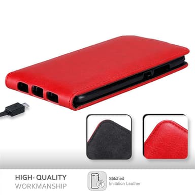 Huawei NOVA PLUS Flipfodral Skal (Röd)