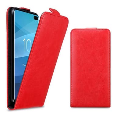 Samsung Galaxy S10 PLUS Flipfodral Skal (Röd)