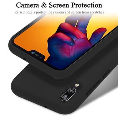Huawei P20 LITE 2018 / NOVA 3E Skal Fodral Case (Svart)