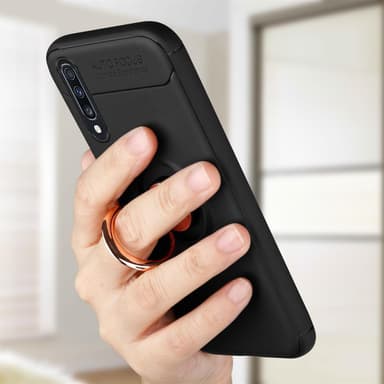 Samsung Galaxy A70 / A70s Skal Fodral Case (Svart)