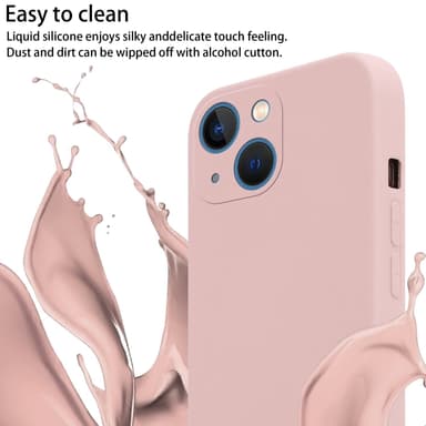 iPhone 13 MINI Skal Fodral Kedja (Rosa)