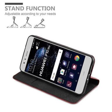 Huawei P10 LITE Skal Fodral Case (Röd)