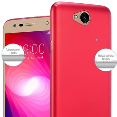 LG X POWER 2 Skal Fodral Case (Röd)