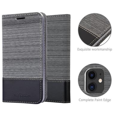 iPhone 11 Plånboksfodral Skal (Grå)