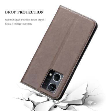 Realme 7 5G Skal Fodral Case (Brun)