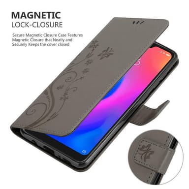 Xiaomi RedMi NOTE 6 PRO Plånboksfodral Skal (Grå)