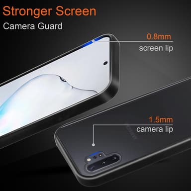Samsung Galaxy NOTE 10 Skal Fodral Case (Transparent)
