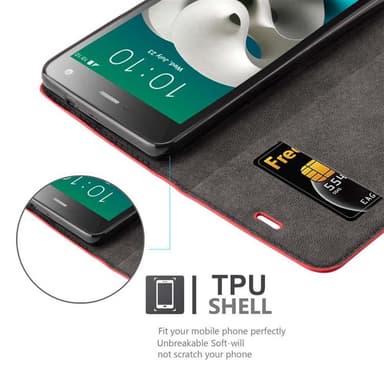 ZTE Blade L3 Skal Fodral Case (Röd)