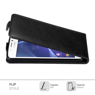 Sony Xperia M2 / M2 AQUA Flipfodral Skal (Svart)