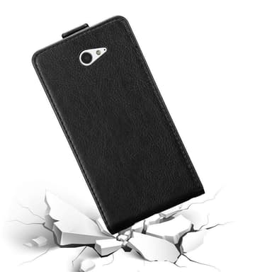 Sony Xperia M2 / M2 AQUA Flipfodral Skal (Svart)