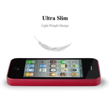 Skal iPhone 4 / 4S Fodral Case (Röd)
