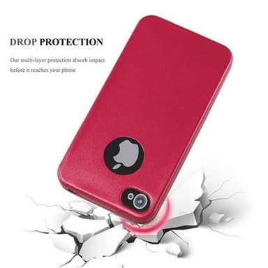 Skal iPhone 4 / 4S Fodral Case (Röd)