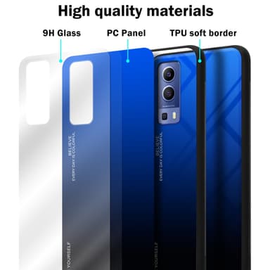 Vivo Y52 5G / Y72 5G Skal Fodral Case (Svart)