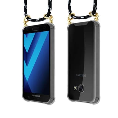 Samsung Galaxy A3 2017 Skal Fodral Kedja (Svart)