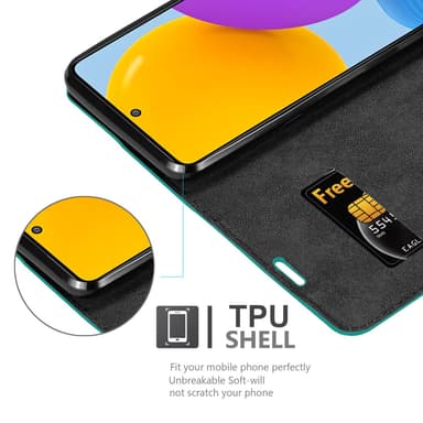Samsung Galaxy M52 5G Skal Fodral Case (Turkos)