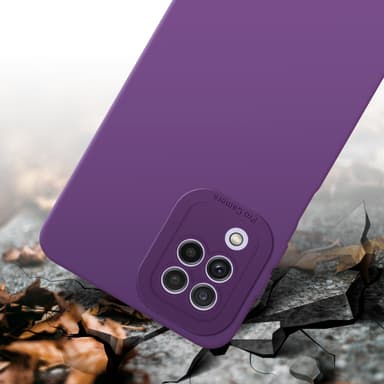 Samsung Galaxy A22 4G Skal Fodral Case (Lila)