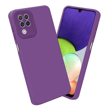 Samsung Galaxy A22 4G Skal Fodral Case (Lila)