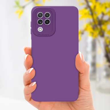 Samsung Galaxy A22 4G Skal Fodral Case (Lila)