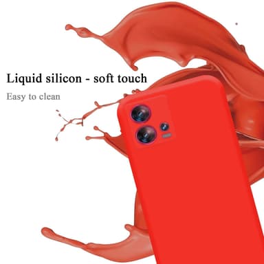Motorola EDGE 30 FUSION Skal Fodral Case (Röd)